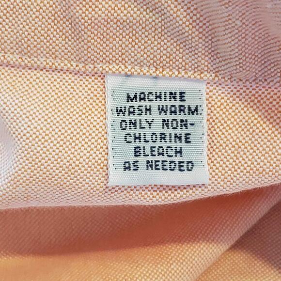 Polo Ralph Lauren Oxford Shirt Blake Men's Large Fall Orange SS Button Down - Picture 4 of 10